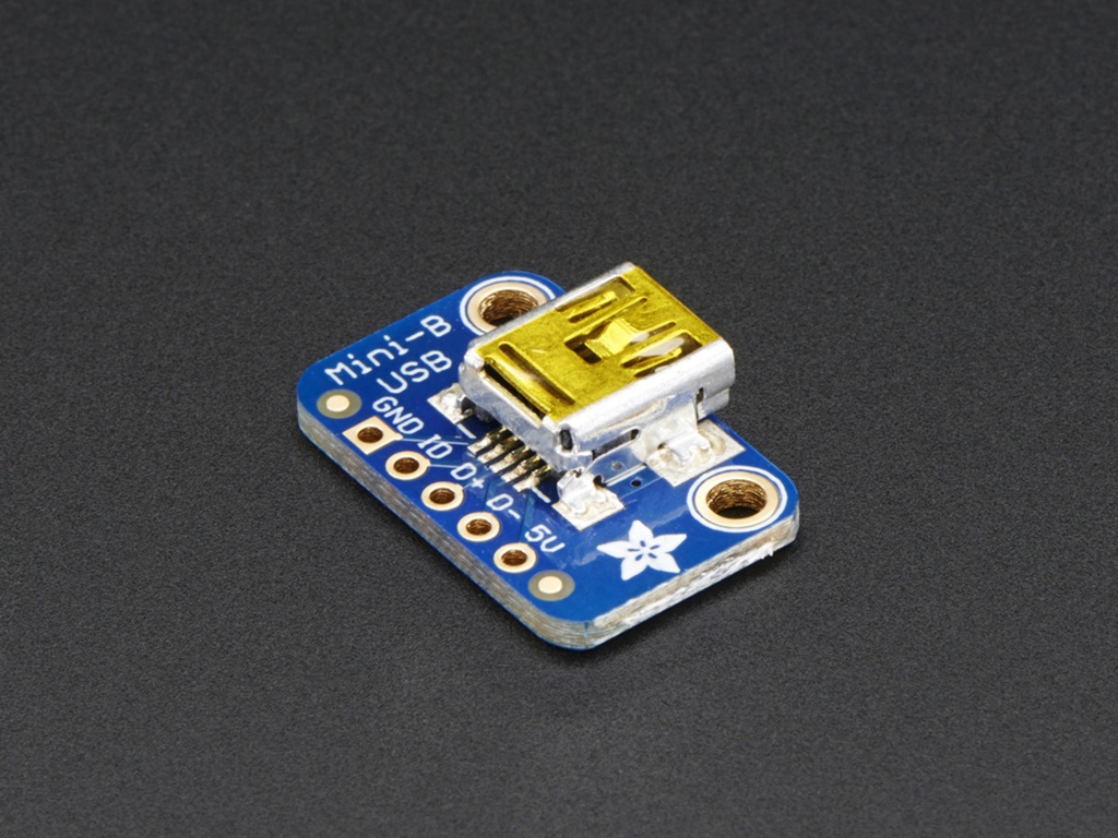 USB Mini-B Breakout Board