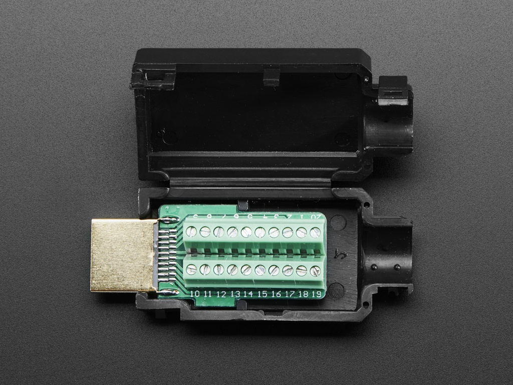 HDMI Plug to Terminal Block Breakout