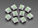 Kailh Mechanical Key Switches - Thick Click Jade Box - 10 pack - Cherry MX Compatible