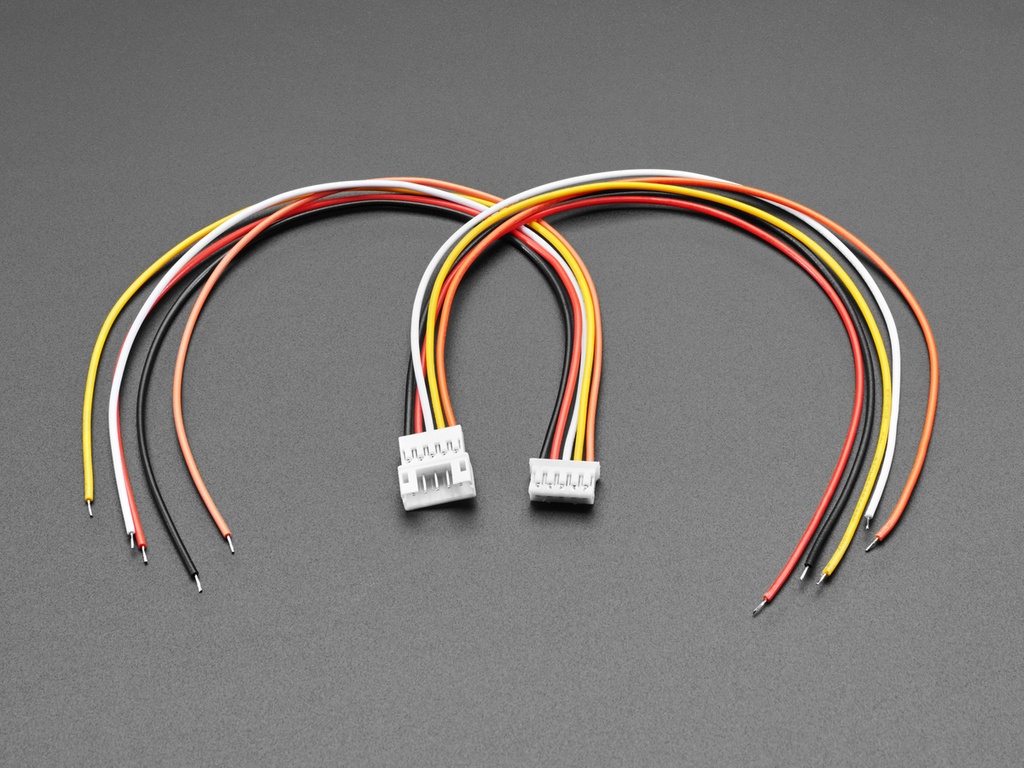 2.0mm Pitch 5-pin Cable Matching Pair - JST PH Compatible