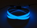 Blue Electroluminescent (EL) Tape Strip - 100cm w/two connectors