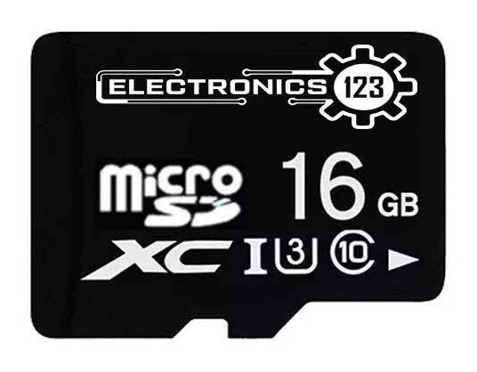 E123 Class 10 MicroSD Card (16GB)