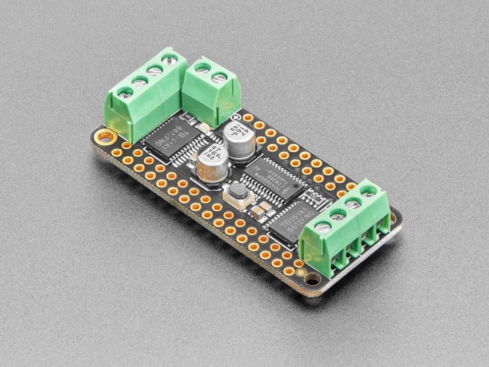 DC Motor + Stepper FeatherWing Add-on For All Feather Boards