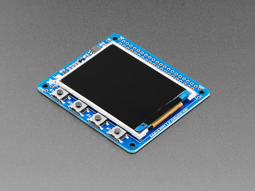 Adafruit PiTFT 2.2" HAT Mini Kit - 320x240 2.2" TFT - No Touch