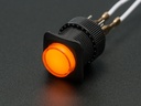 16mm Illuminated Pushbutton - Yellow Momentary