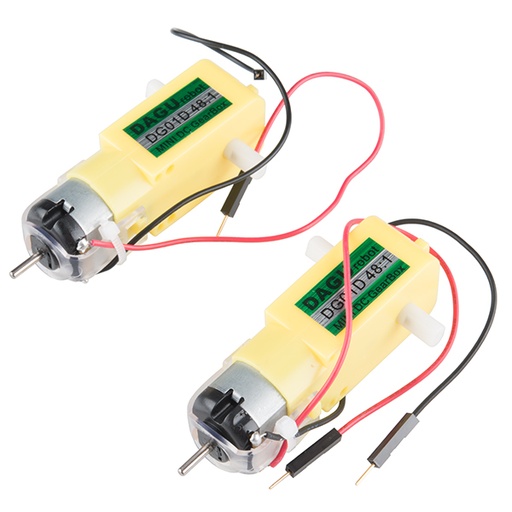 [ROB-13302] Hobby Gearmotor - 140 RPM (Pair)