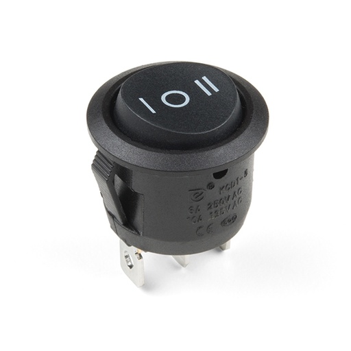 [COM-14978] Rocker Switch - On/Off/On (Round)