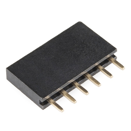 [PRT-11894] Header - 6-pin Female (PTH, 0.1")