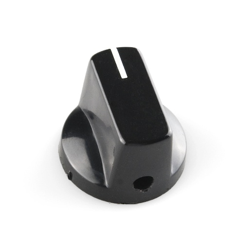 [COM-09998] Black Knob - 15x19mm