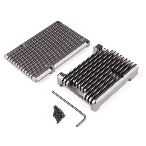 [PRT-15775] Aluminum Heatsink Case for Raspberry Pi 4 - Gunmetal