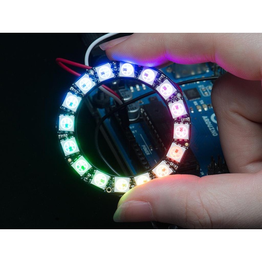 [ADA-1463] NeoPixel Ring - 16 x 5050 RGB LED with Integrated Drivers