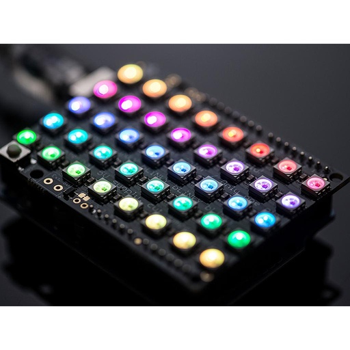 [ADA-1430] Adafruit NeoPixel Shield for Arduino - 40 RGB LED Pixel Matrix