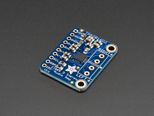 [ADA-1712] Stereo 2.8W Class D Audio Amplifier - I2C Control AGC - TPA2016