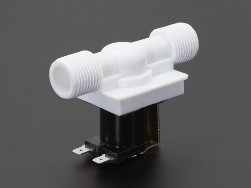 [ADA-997] Plastic Water Solenoid Valve - 12V - 1/2" Nominal