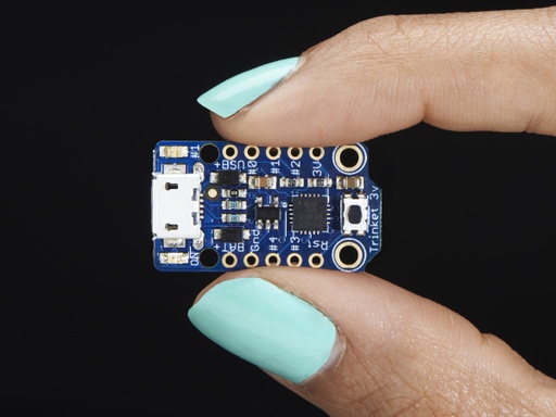 [ADA-1500] Adafruit Trinket - Mini Microcontroller - 3.3V Logic - MicroUSB