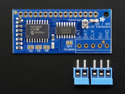 [ADA-292] i2c / SPI character LCD backpack