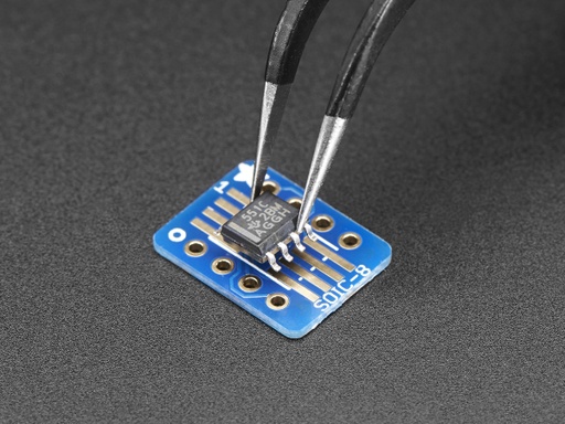 [ADA-1212] SMT Breakout PCB for SOIC-8, MSOP-8 or TSSOP-8 - 6 Pack!