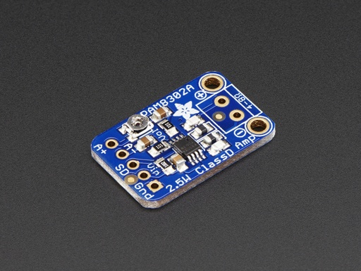 [ADA-2130] Adafruit Mono 2.5W Class D Audio Amplifier - PAM8302