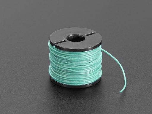 [ADA-3168] Silicone Cover Stranded-Core Wire - 50ft 30AWG Green