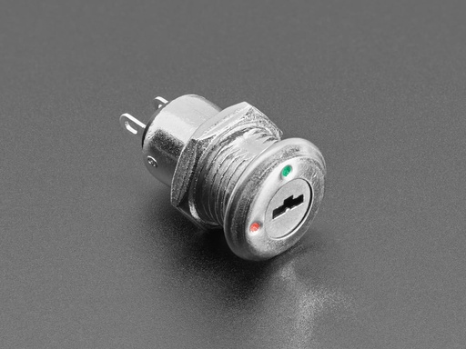 [ADA-5926] On-Off Key Lock Switch - 12mm Diameter