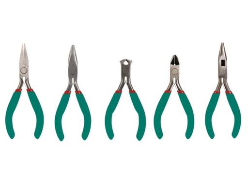 [VTSETN] Set of 5 precision pliers, for professional and hobby use