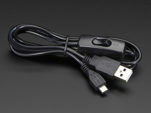 [ADA-2379] USB Power Only Cable with Switch - A/MicroB