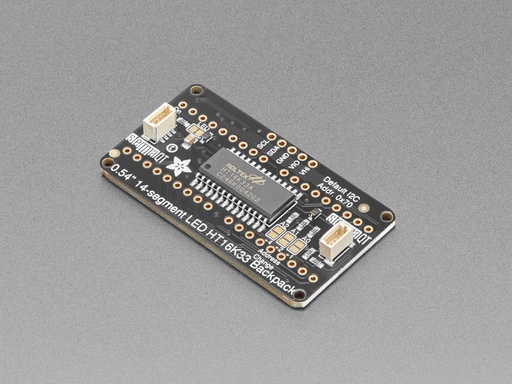 [ADA-1910] Adafruit 14-segment LED Alphanumeric Backpack - STEMMA QT