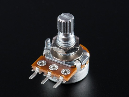 [ADA-562] Panel Mount 10K potentiometer (Breadboard Friendly) - 10K Linear