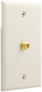 [AV87001] AXIS 7950 F-Jack Wall Plate (Ivory)