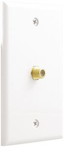 [AV87002] AXIS 7950W F-Jack Wall Plate (White)