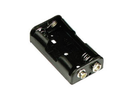 [BH321B] Battery Holder for 2 x AA-Cell (w/ Snap Terminals)