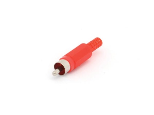 [CA047R] Phono (RCA) Plug - Red