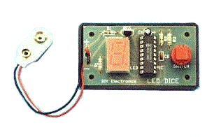 [CPS69-TBA] Single LED Dice using PIC16C54 Kit (Assembled)