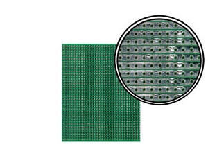 [ECS1/2] Eurocard 1-Hole Island - 3.9" x 3.1" - FR4