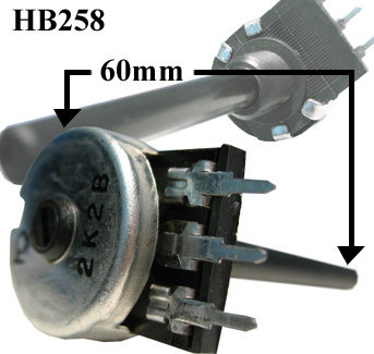 [HB258] RES 2.2K Rotary Potentiometer log